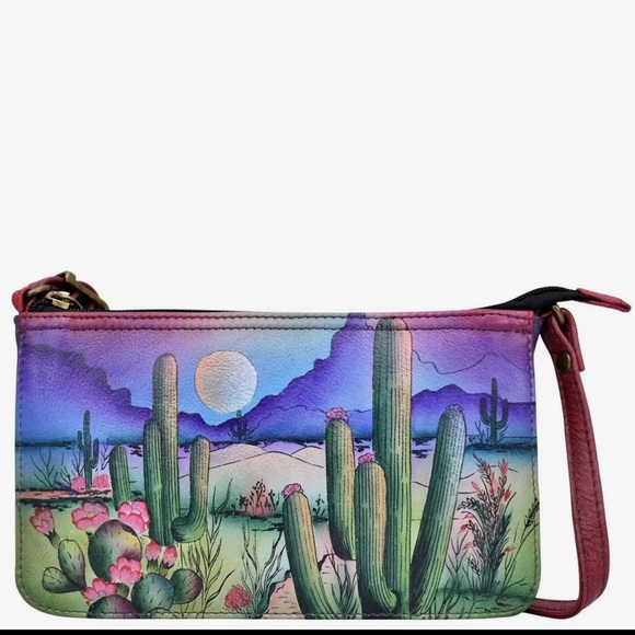 Anuschka Handbags - Anuschka Colorful Cactus Print Women's Bag NWT